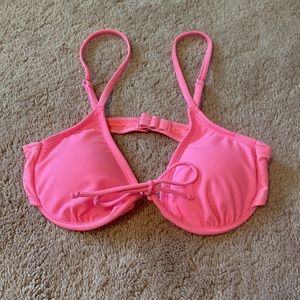 Xhilaration Hot pink bikini top